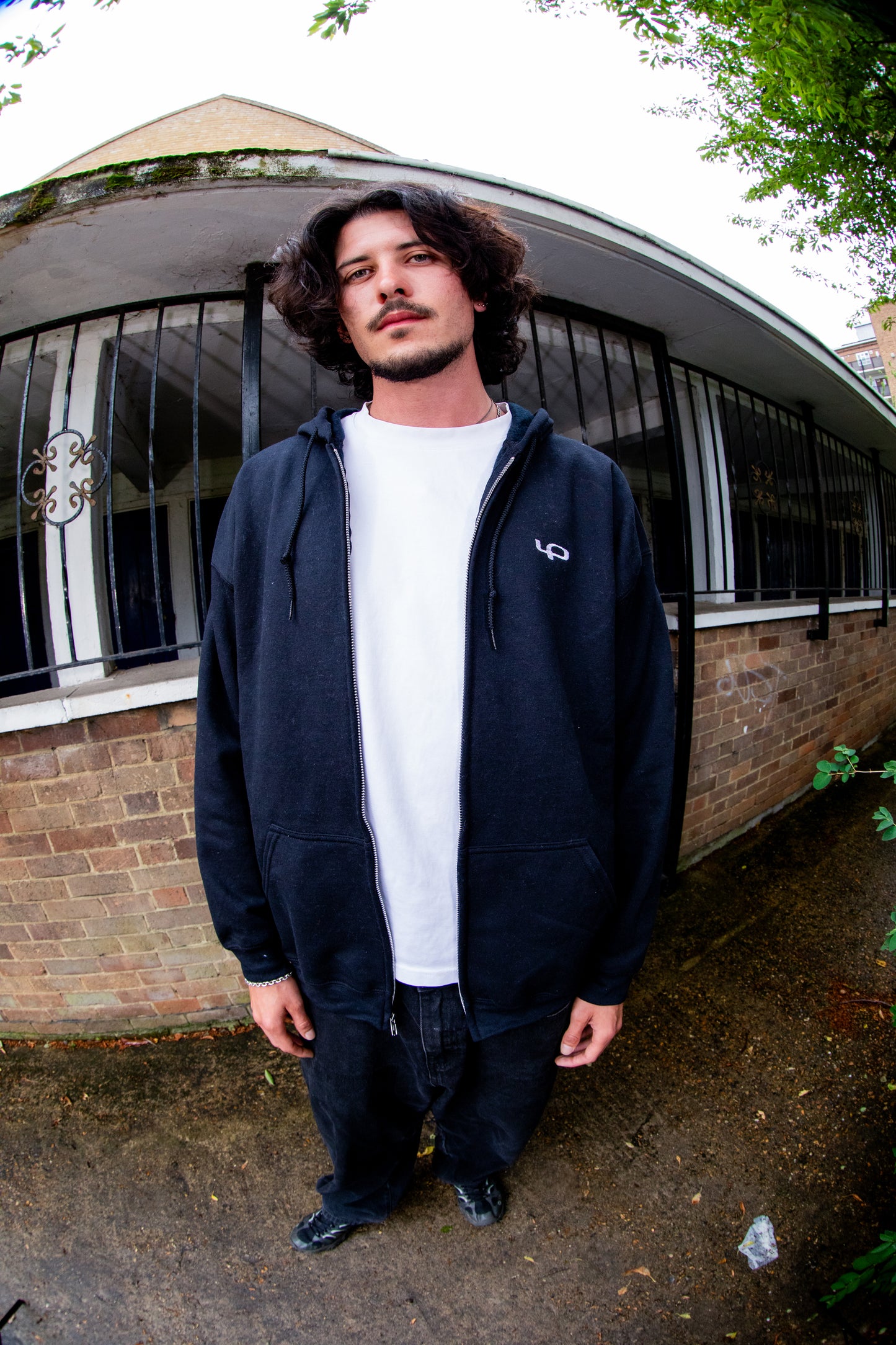 LP Logo Zip Up (Black)