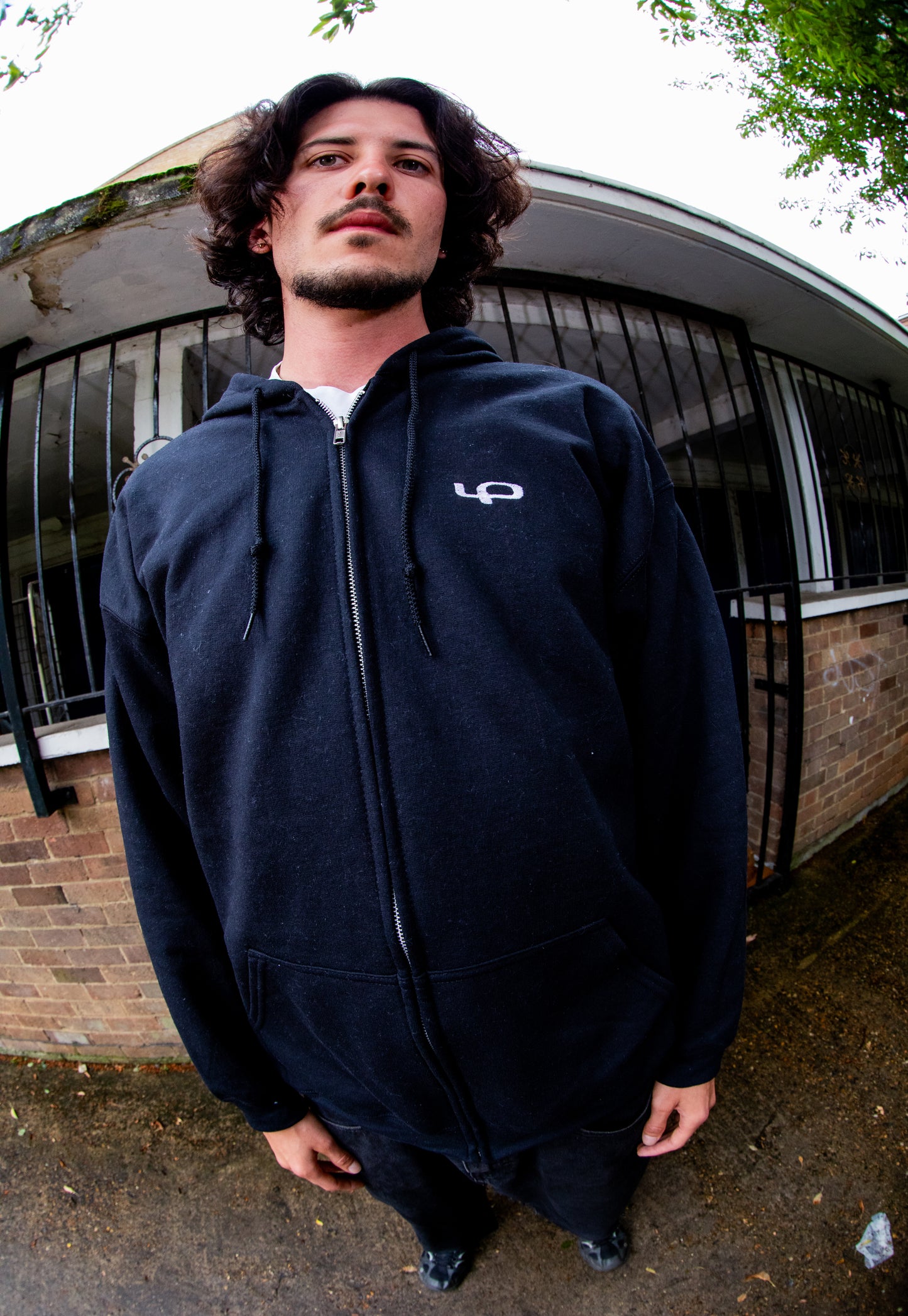 LP Logo Zip Up (Black)
