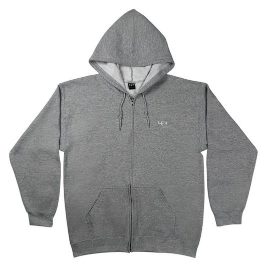 LP Logo Zip Up Hoodie (Grey)