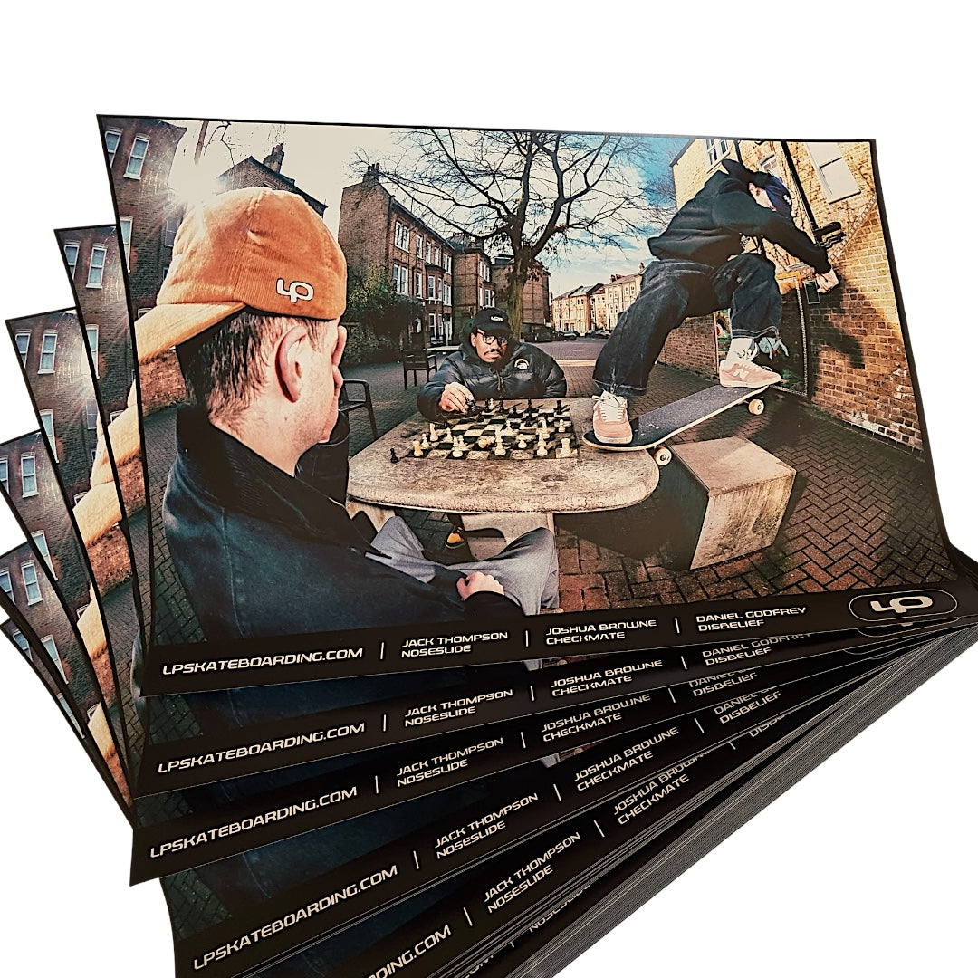 'Checkmate Ad' A2 Poster – LP Skateboarding